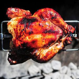 Hole Grilled chicken with Different Sauces